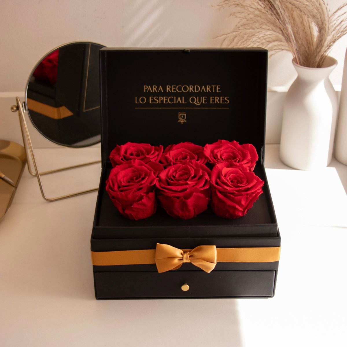 Cofret - 6 rosas - arreglo de rosas - Rosata Floral