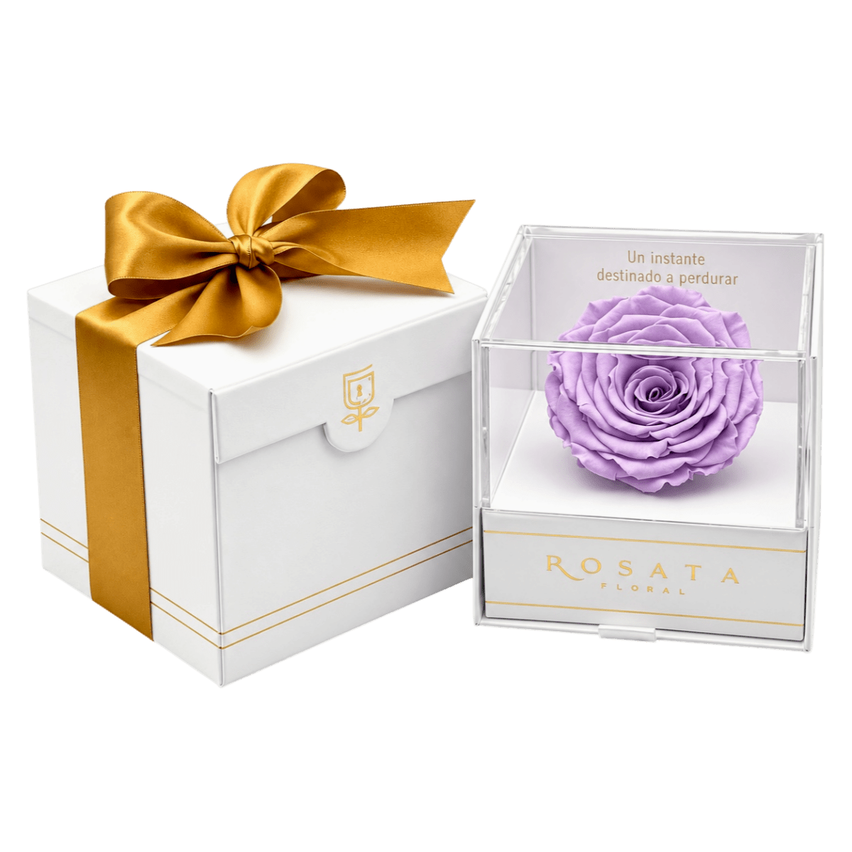 Everty White Lila - arreglo de rosas - Rosata Floral