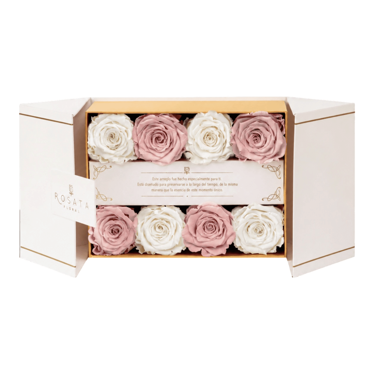 Everose 8 White - Rosas - arreglo de rosas - Rosata Floral