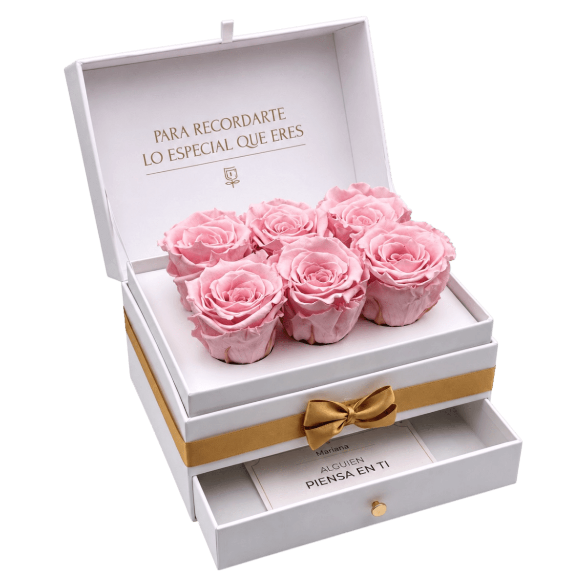 Cofret White | 6 Rosas - arreglo de rosas - Rosata Floral