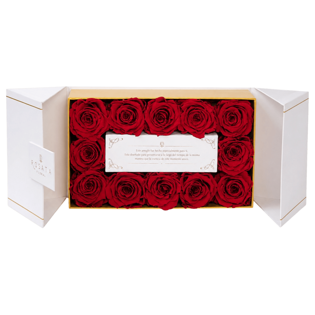 Everose White | 12 Rosas - arreglo de rosas - Rosata Floral
