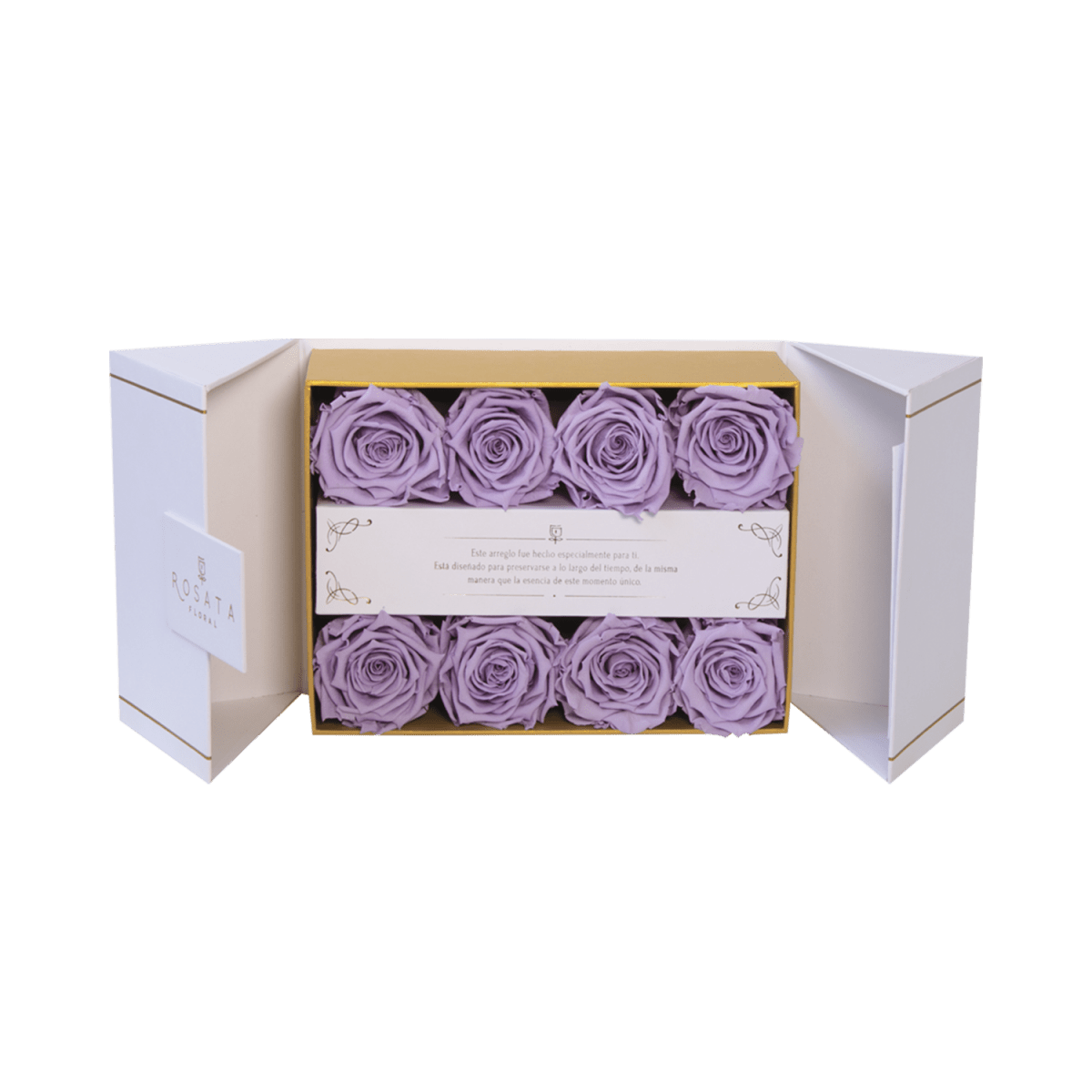 Everose White | 8 Rosas - arreglo de rosas - Rosata Floral
