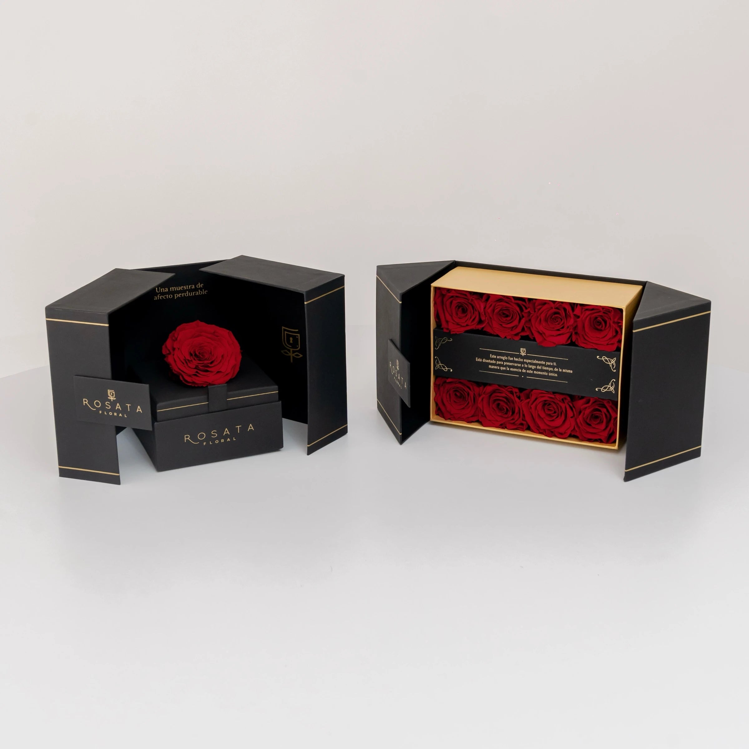 Dúo: Presencia que Permanece - arreglo de rosas - Rosata Floral