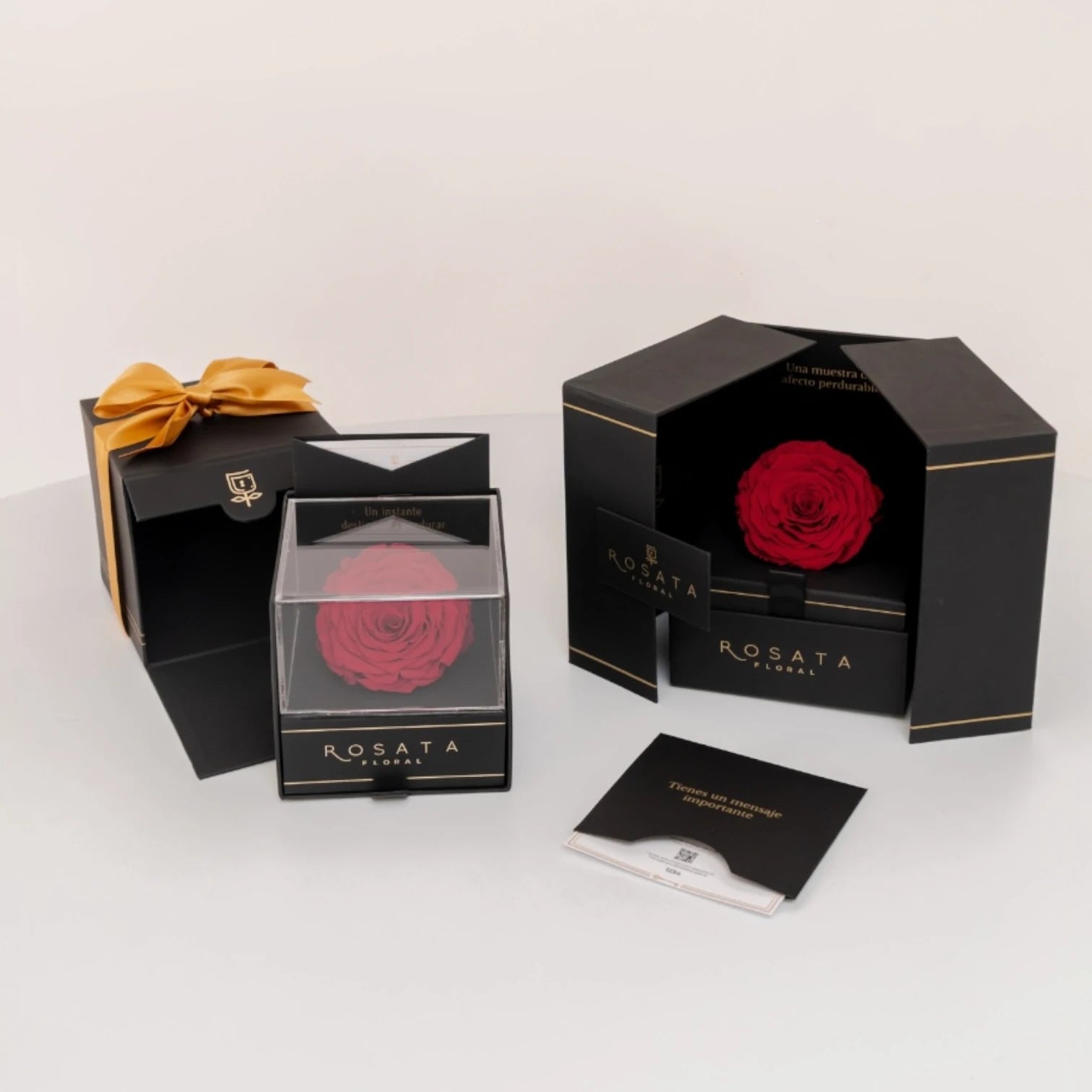 Dúo: Conexión Pura - arreglo de rosas - Rosata Floral