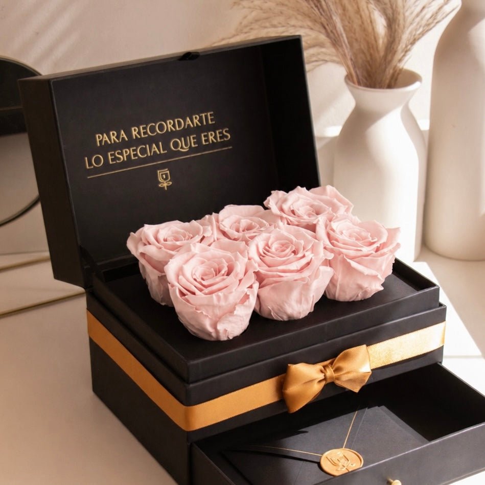 Cofret - 6 rosas - arreglo de rosas - Rosata Floral