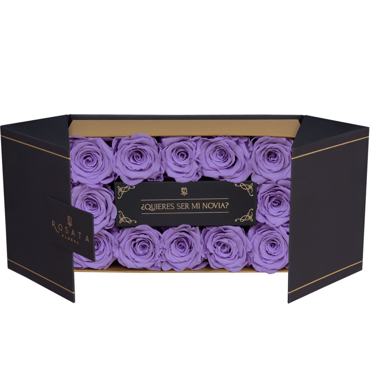 Everose 12 - ¿Quieres ser mi novia? - arreglo de rosas - Rosata Floral