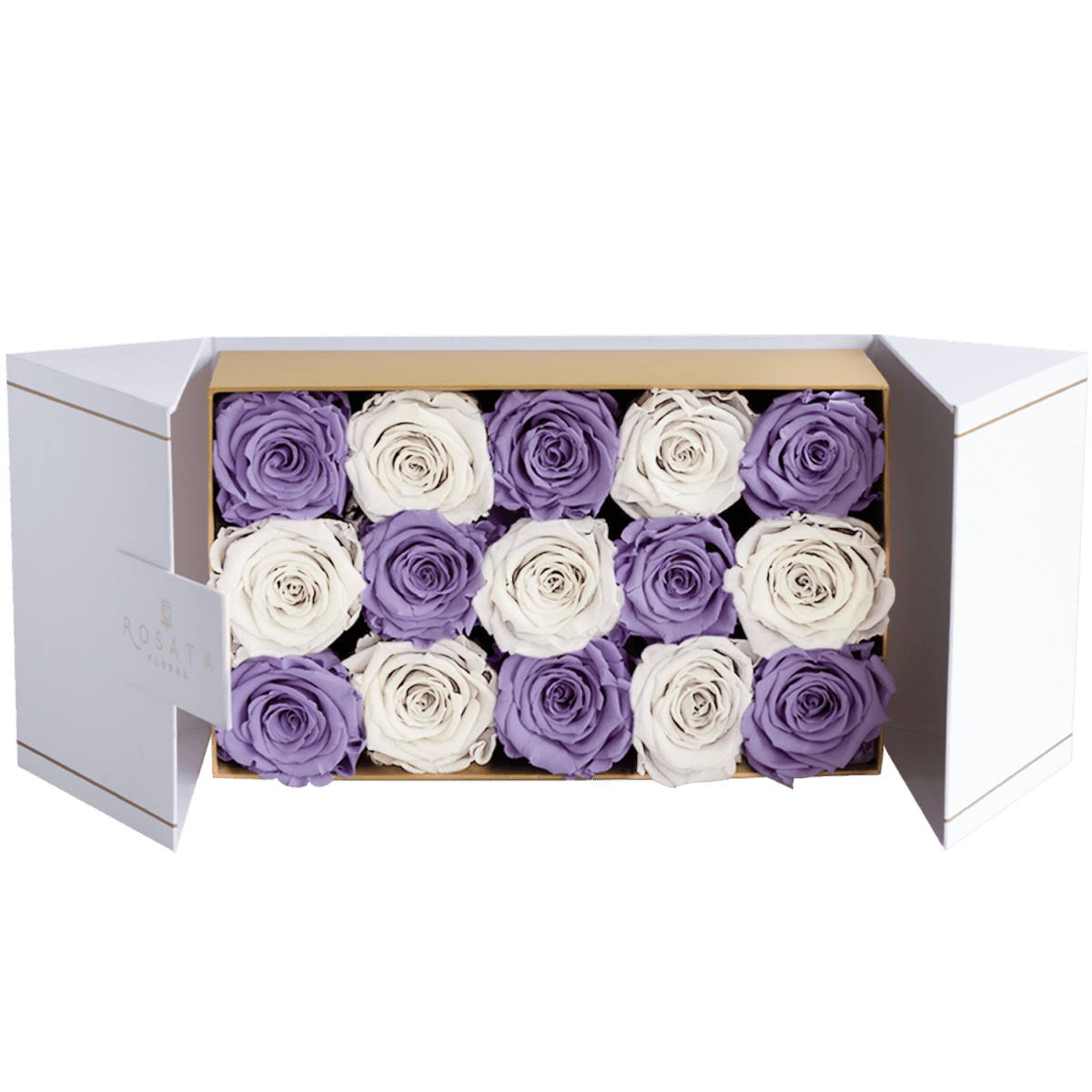 Everose 15 White - arreglo de rosas - Rosata Floral