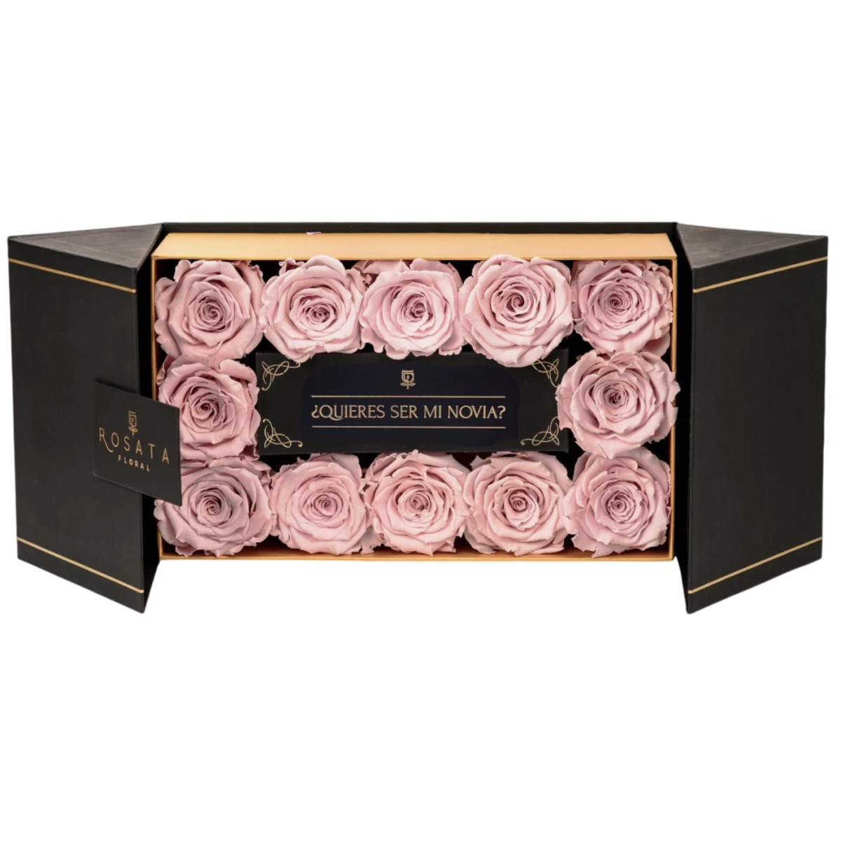 Everose 12 ¿Quieres ser mi novia? - Rosas - arreglo de rosas - Rosata Floral