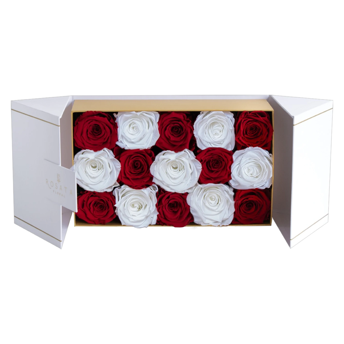 Everose 15 White - arreglo de rosas - Rosata Floral