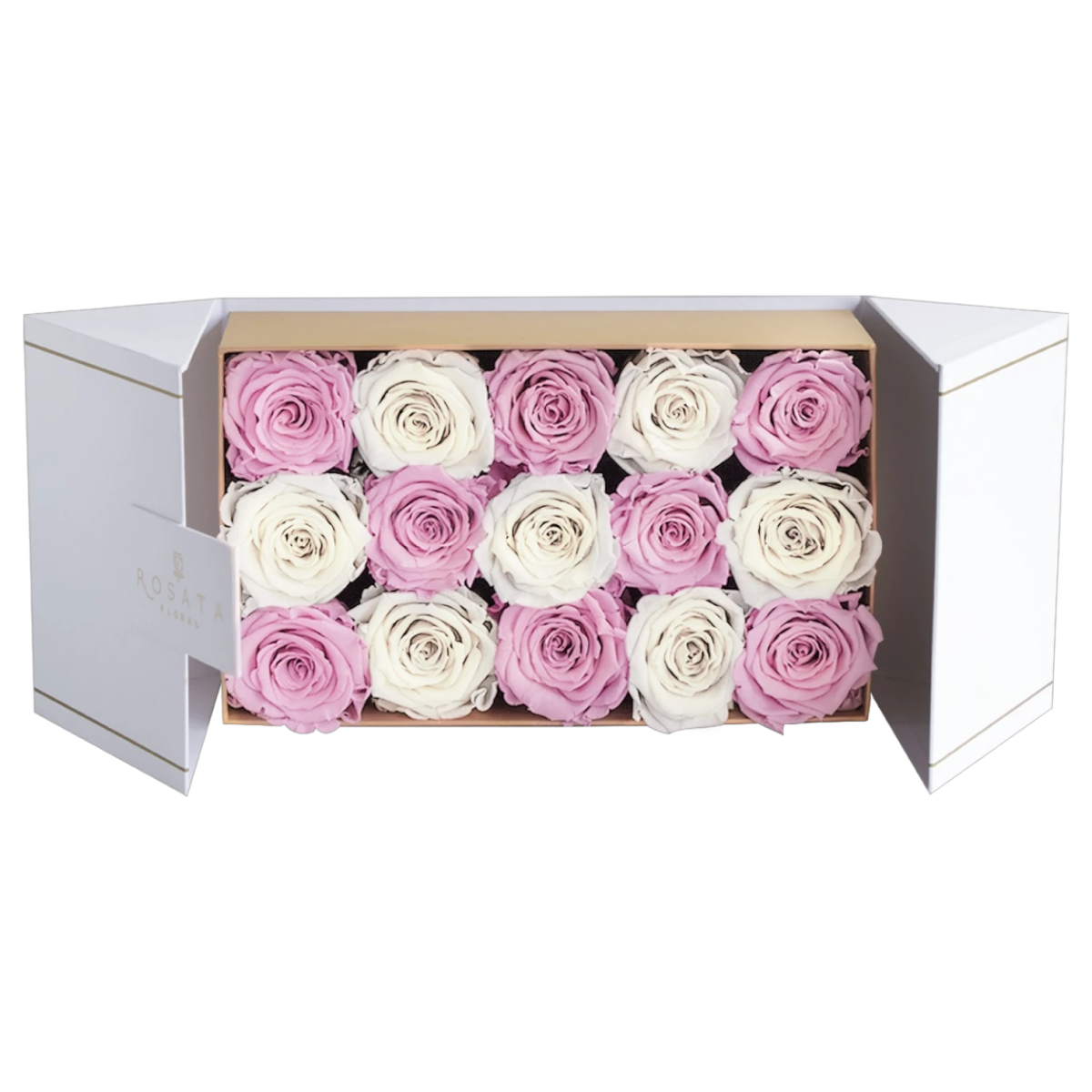 Everose 15 White - arreglo de rosas - Rosata Floral