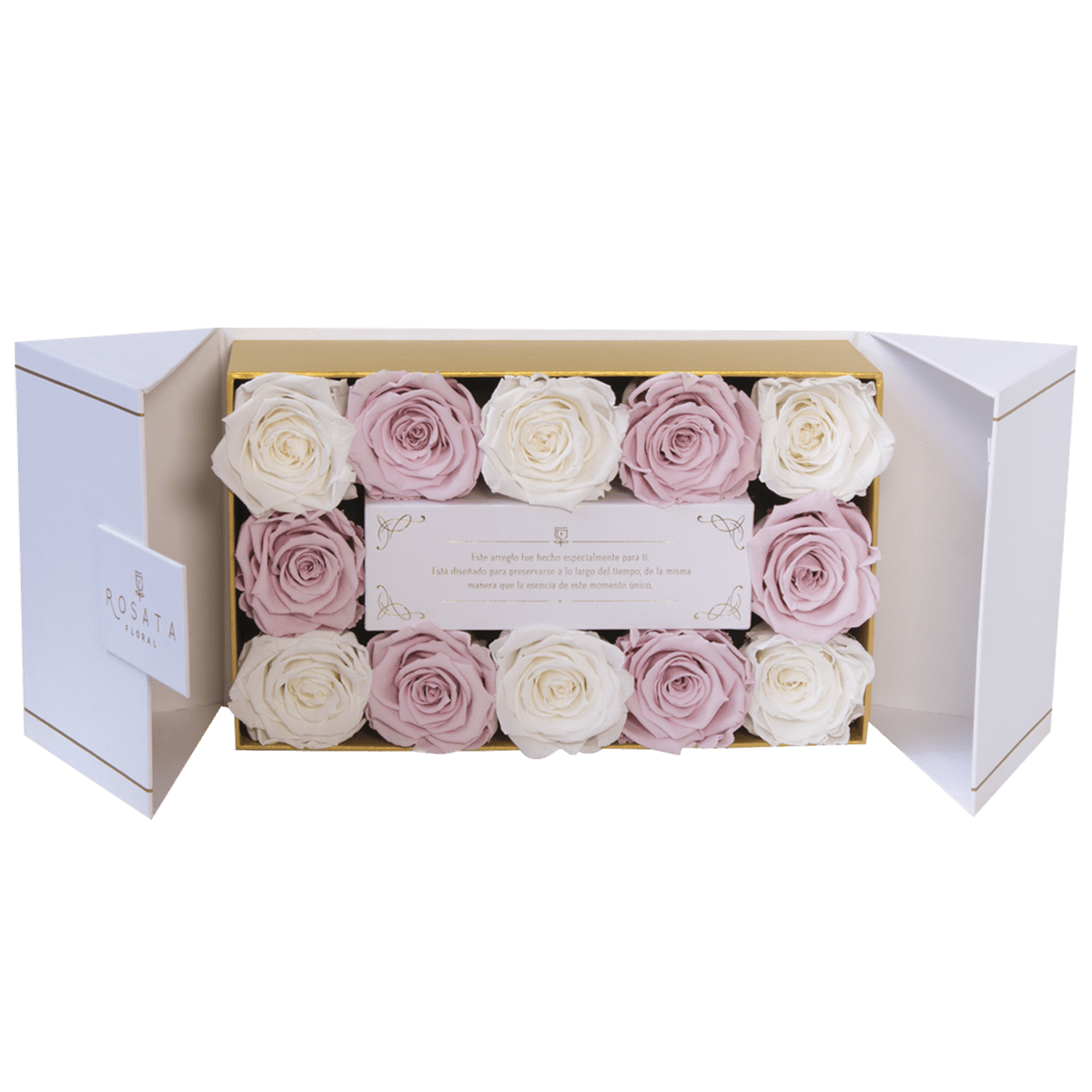 Everose White 12 - Nacional - arreglo de rosas - Rosata Floral