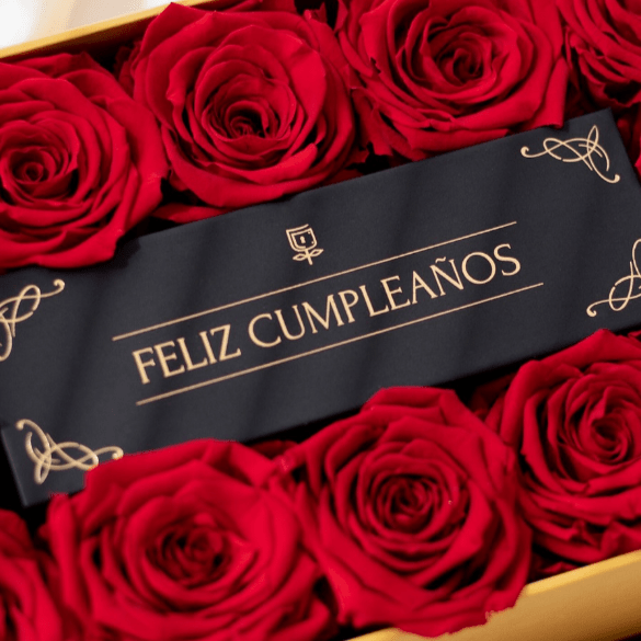 Everose 8 Cumpleaños - Nacional - arreglo de rosas - Rosata Floral