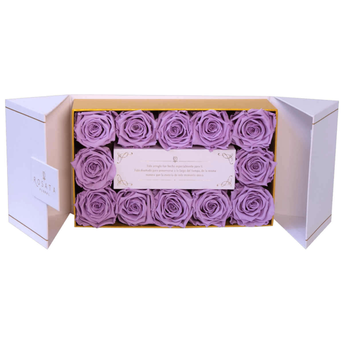 Everose White | 12 Rosas - arreglo de rosas - Rosata Floral