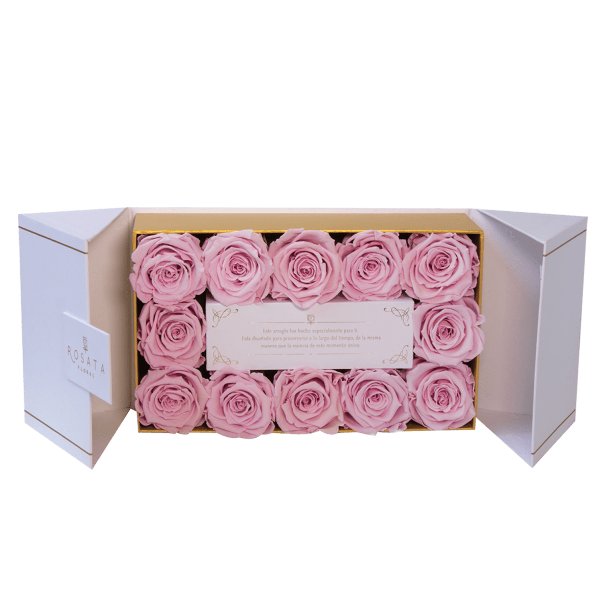 Everose White | 12 Rosas - arreglo de rosas - Rosata Floral