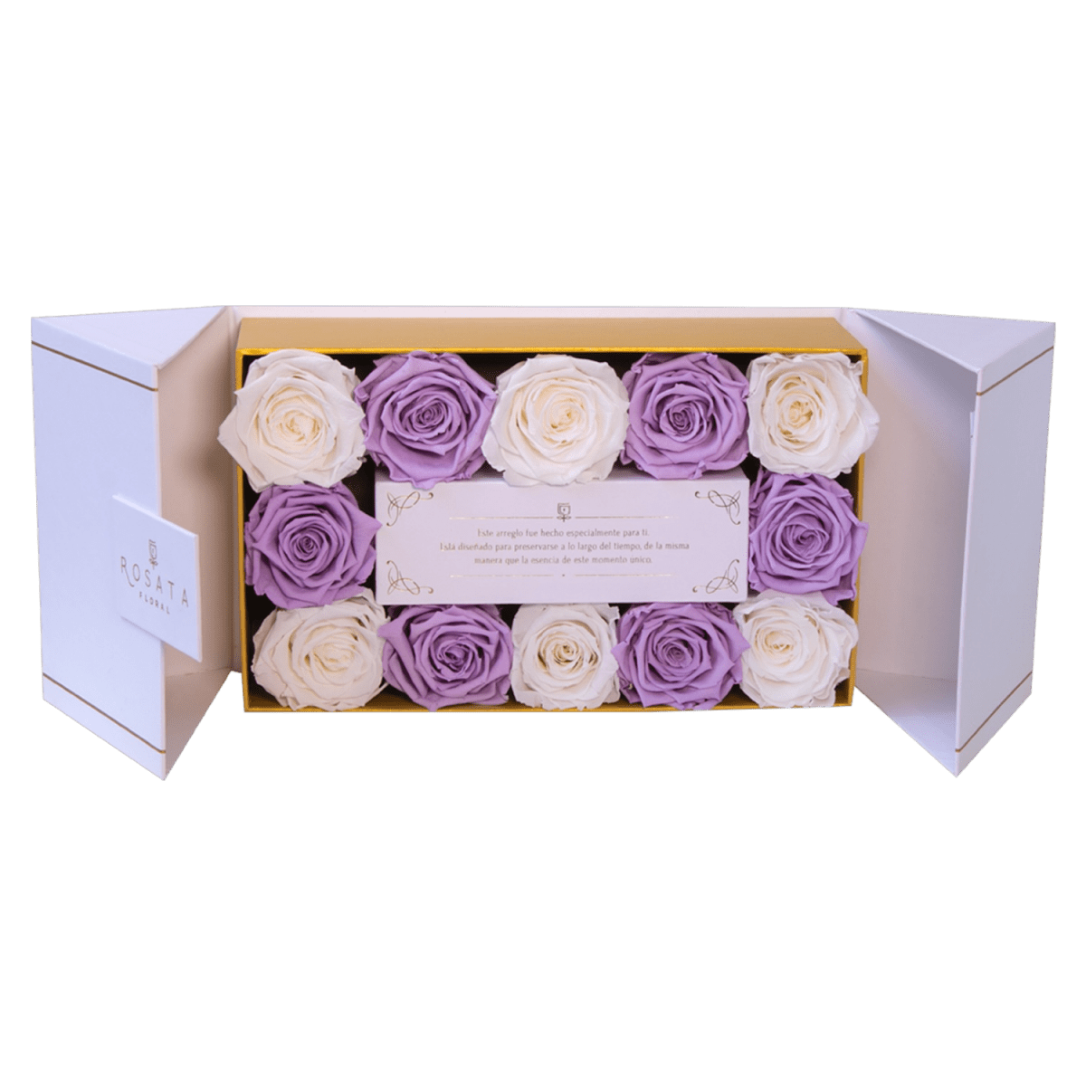 Everose White | 12 Rosas - arreglo de rosas - Rosata Floral