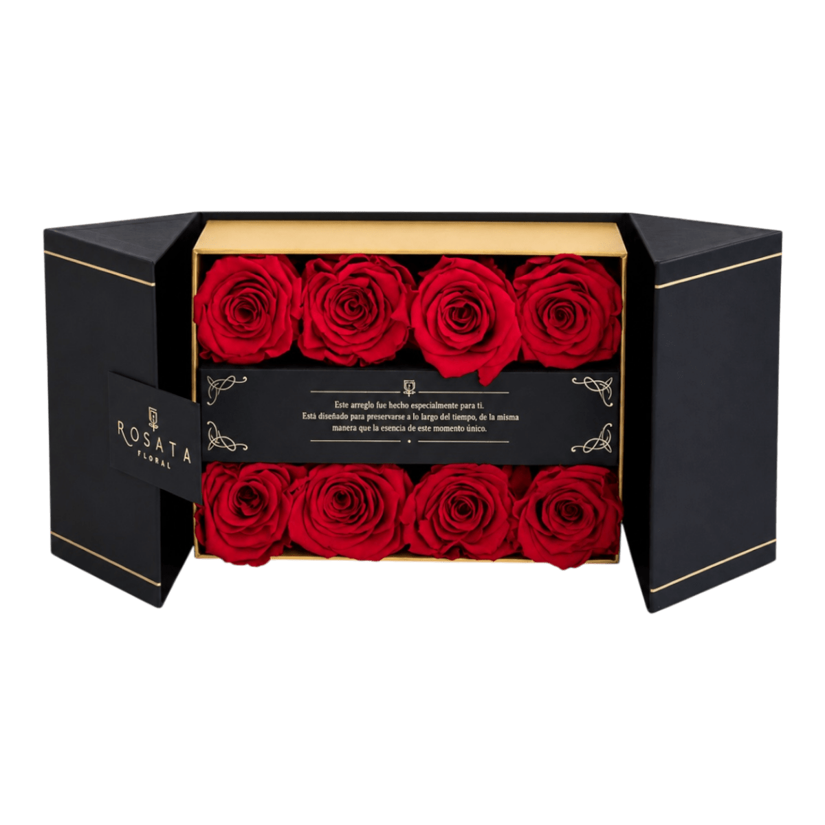 Everose | 8 Rosas - arreglo de rosas - Rosata Floral