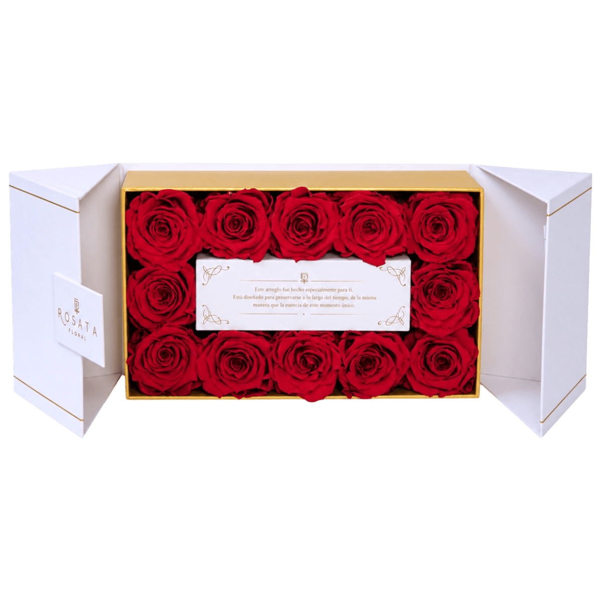 Everose White | 12 Rosas - arreglo de rosas - Rosata Floral