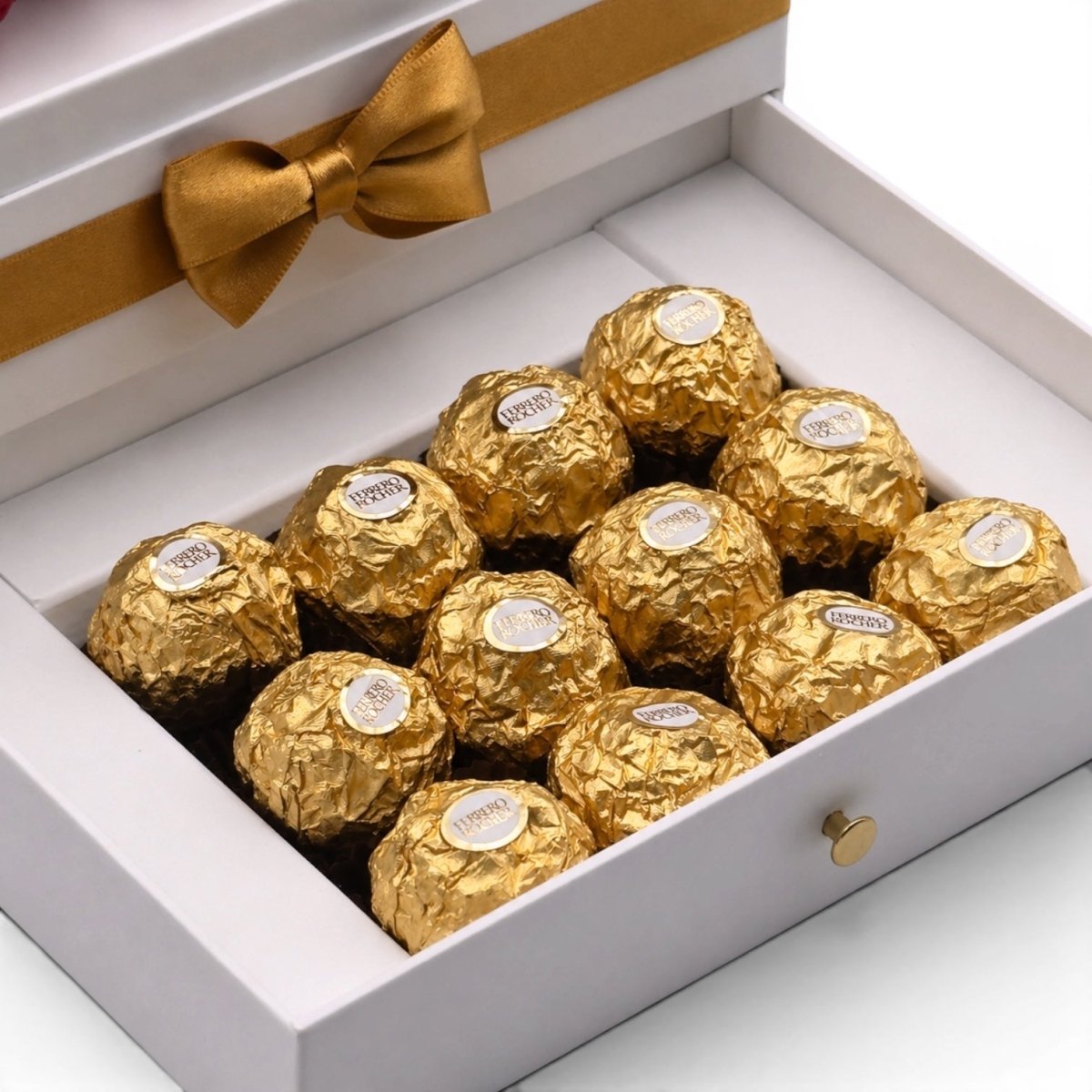 Cofret White - 6 Rosas, foto y chocolates - arreglo de rosas - Rosata Floral