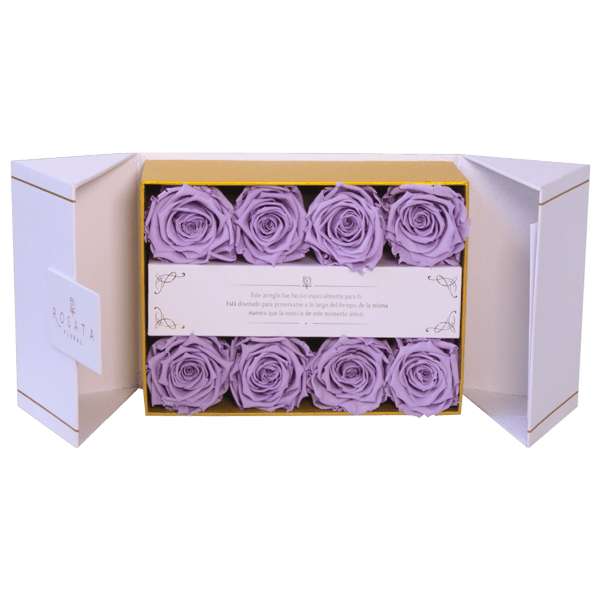 Everose White | 8 Rosas - arreglo de rosas - Rosata Floral