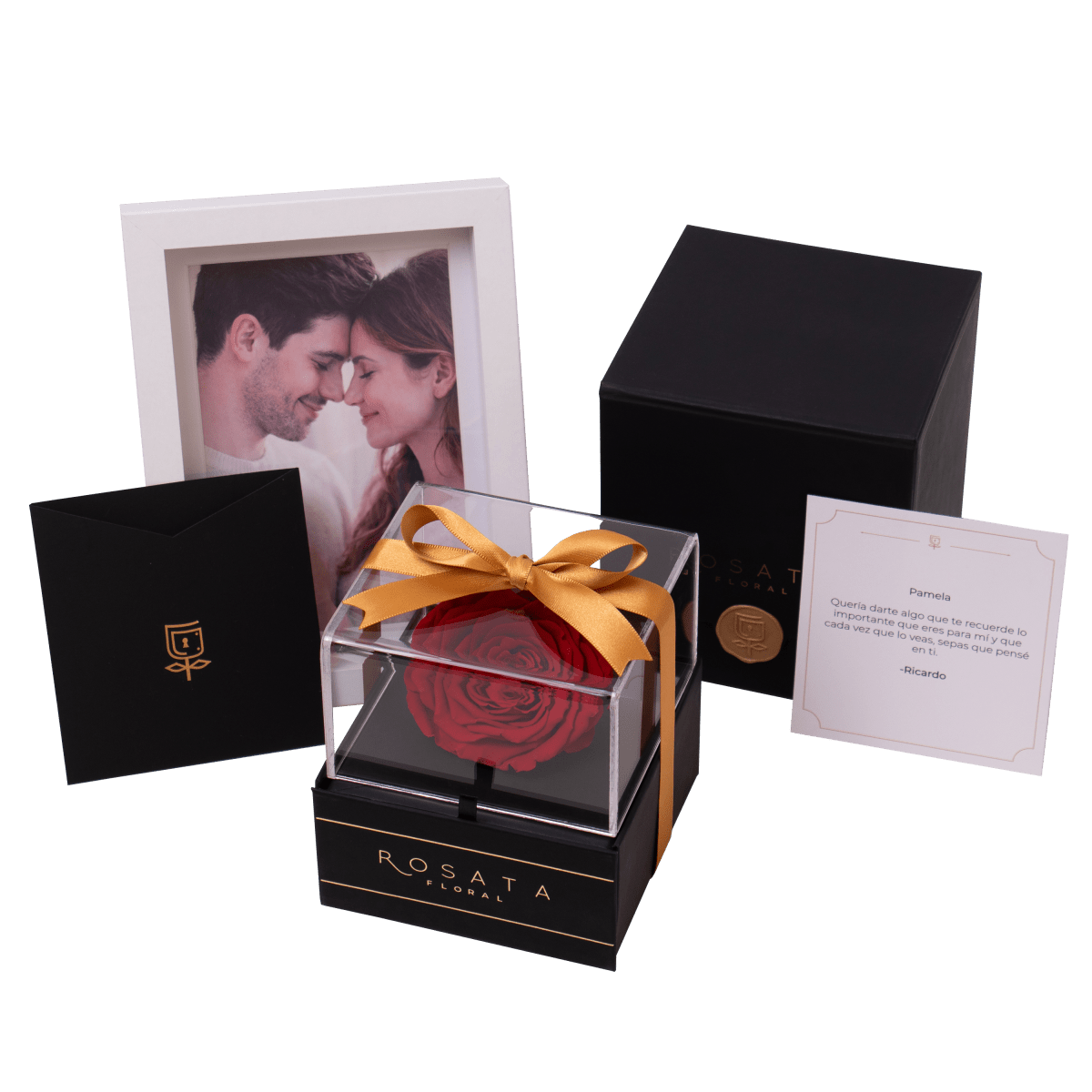 Elegance con Marco - arreglo de rosas - Rosata Floral