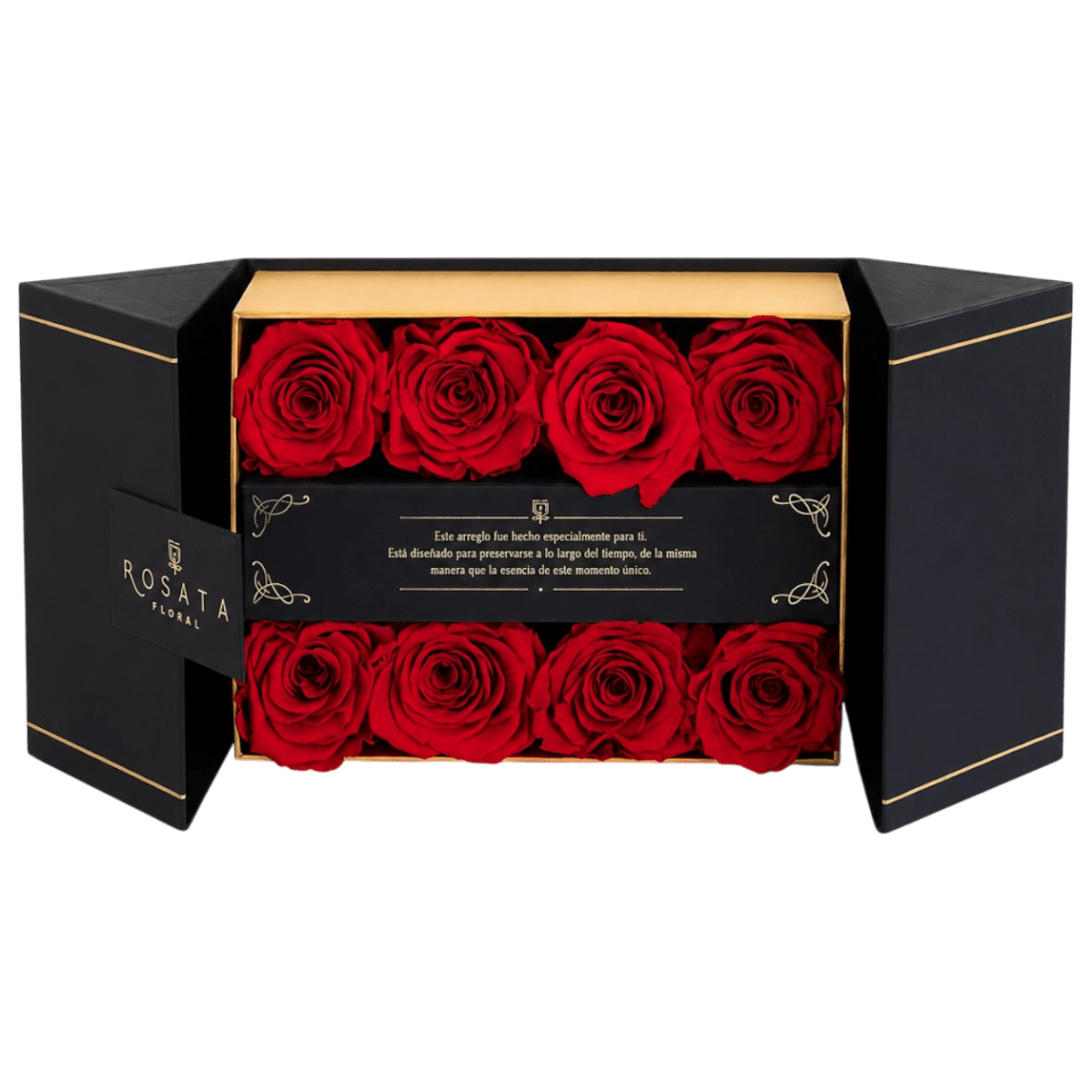 Everose | 8 Rosas - arreglo de rosas - Rosata Floral