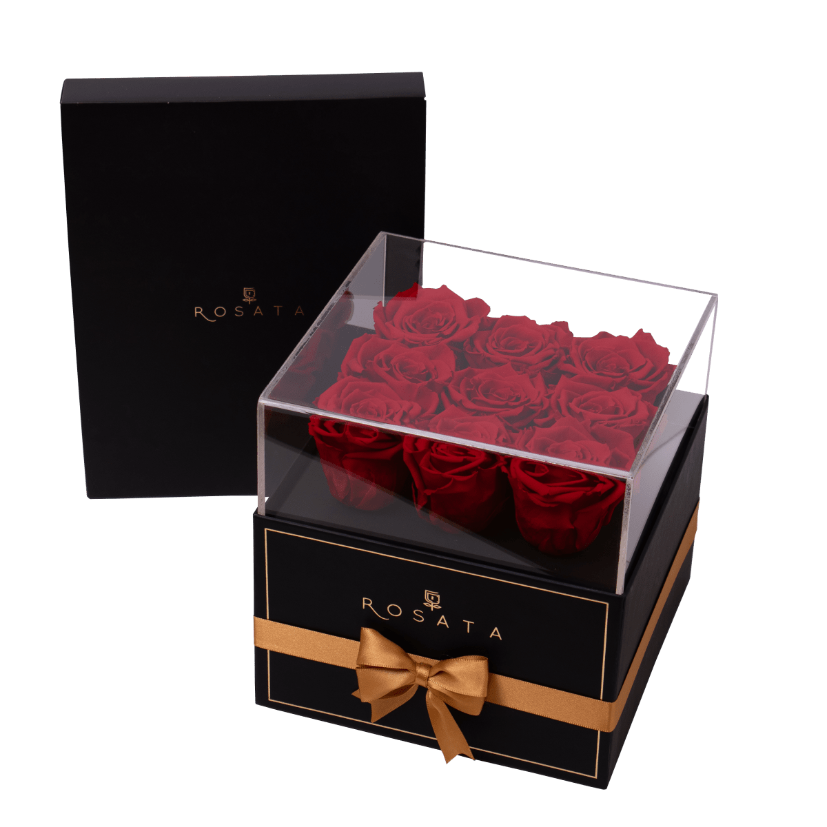 Harmonia 9 con marco - arreglo de rosas - Rosata Floral