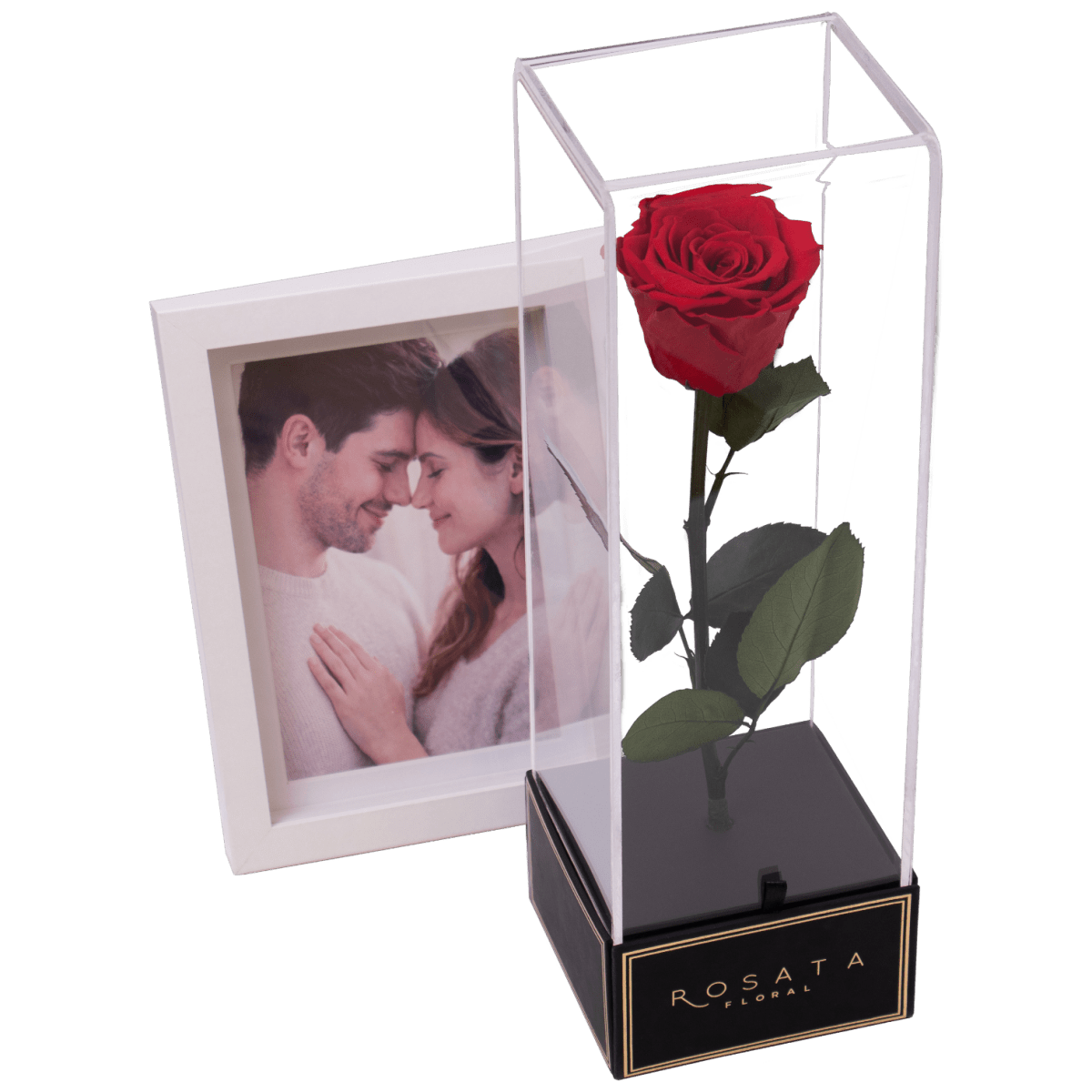 Imperiora con marco - arreglo de rosas - Rosata Floral