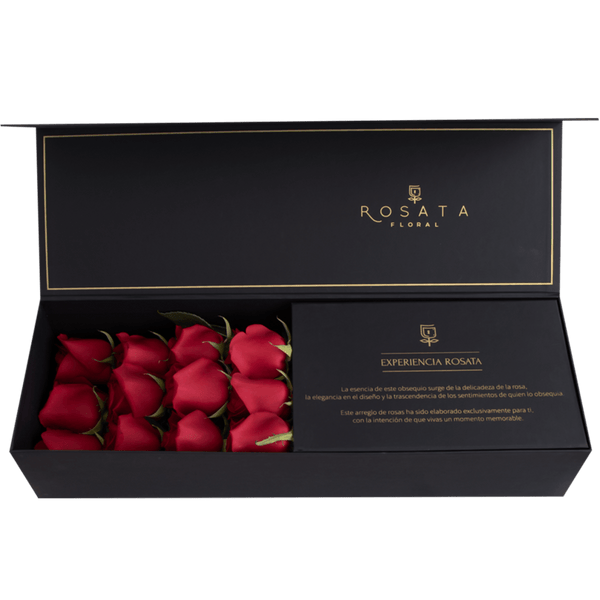 Classic 12 - Puebla - arreglo de rosas - Rosata Floral