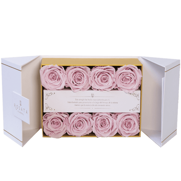 Everose 8 White Rosas - arreglo de rosas - Rosata Floral