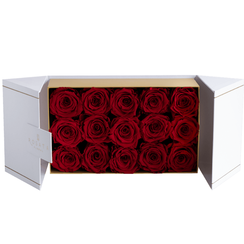 Everose 15 White - arreglo de rosas - Rosata Floral