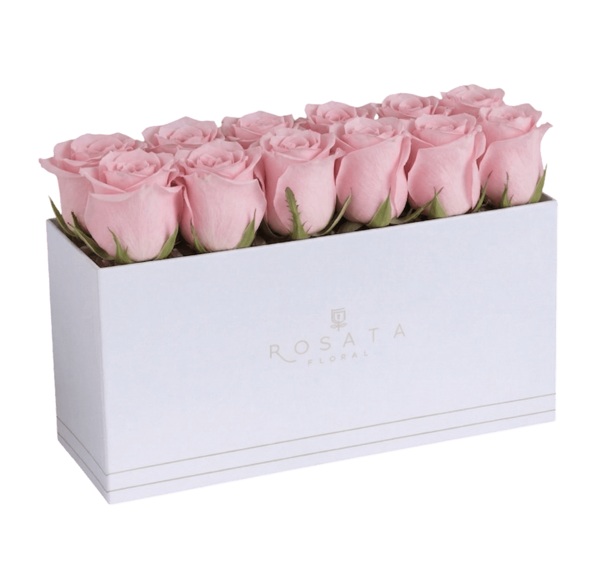 Bloom 12 White - arreglo de rosas - Rosata Floral