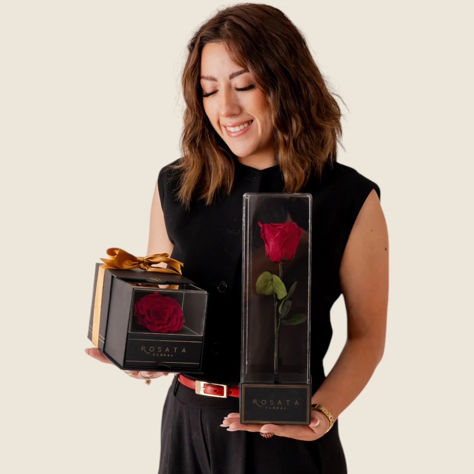 Dúo: Elegancia con fuerza - arreglo de rosas - Rosata Floral