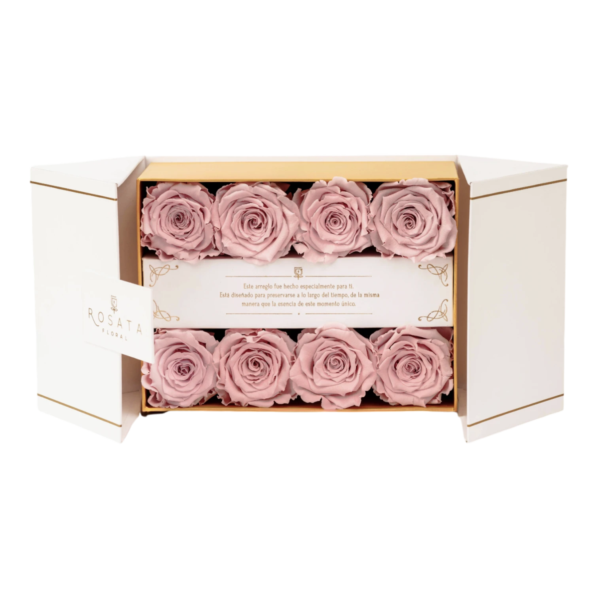 Everose 8 White Rosas - arreglo de rosas - Rosata Floral