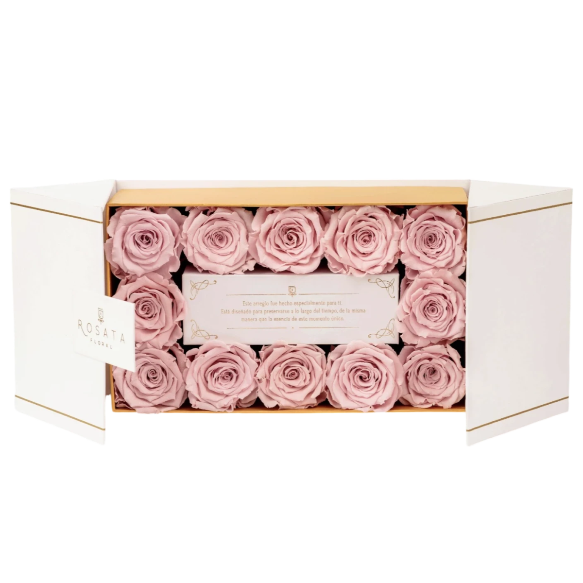 Everose 12 White - Rosas - arreglo de rosas - Rosata Floral