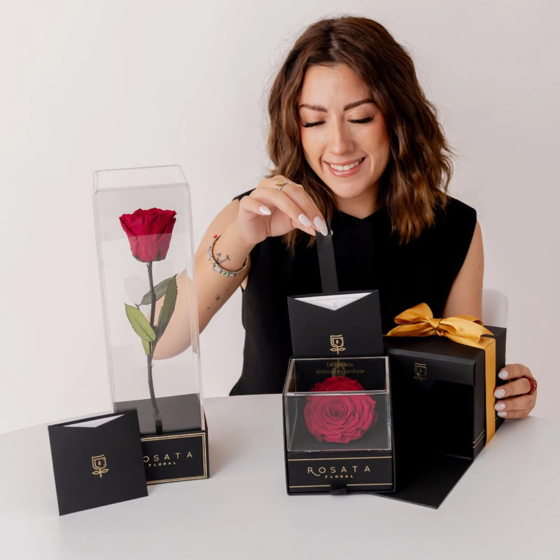 Dúo: Elegancia con fuerza - arreglo de rosas - Rosata Floral