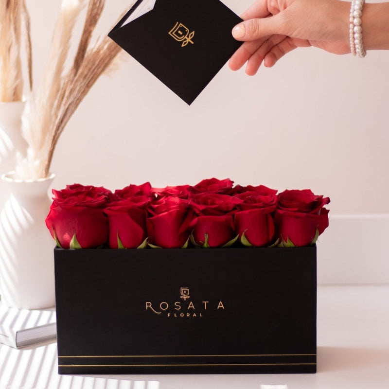 Rosebox 12 - Naturales - arreglo de rosas - Rosata Floral