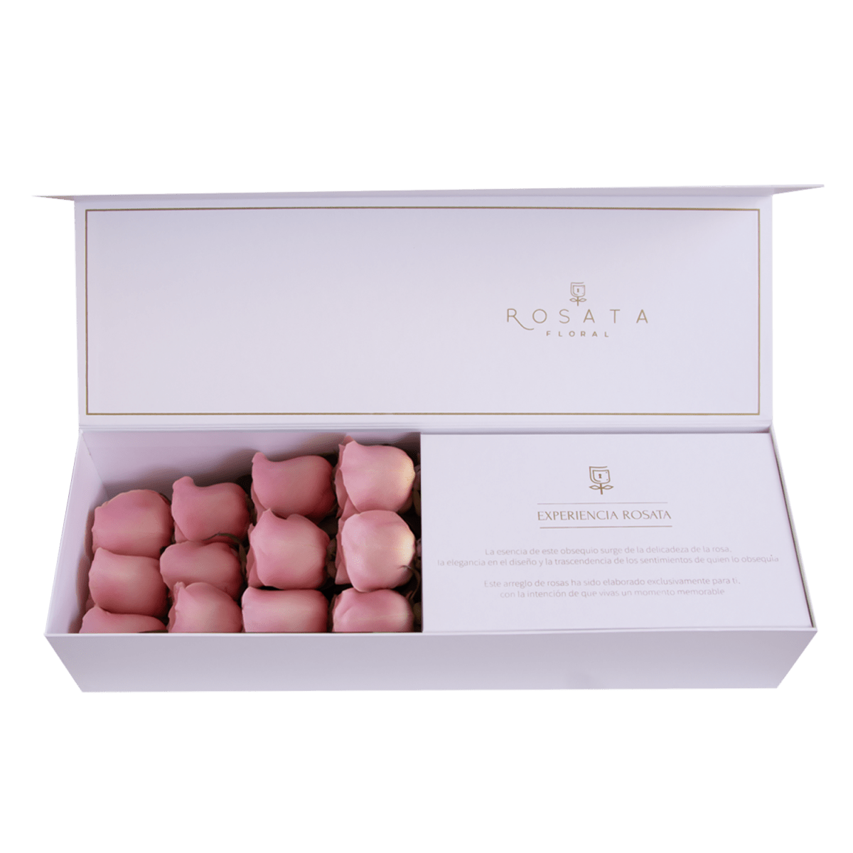 Classic 12 White - arreglo de rosas - Rosata Floral