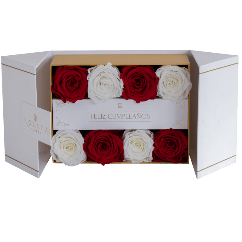 Everose White Cumpleaños - Nacional - arreglo de rosas - Rosata Floral