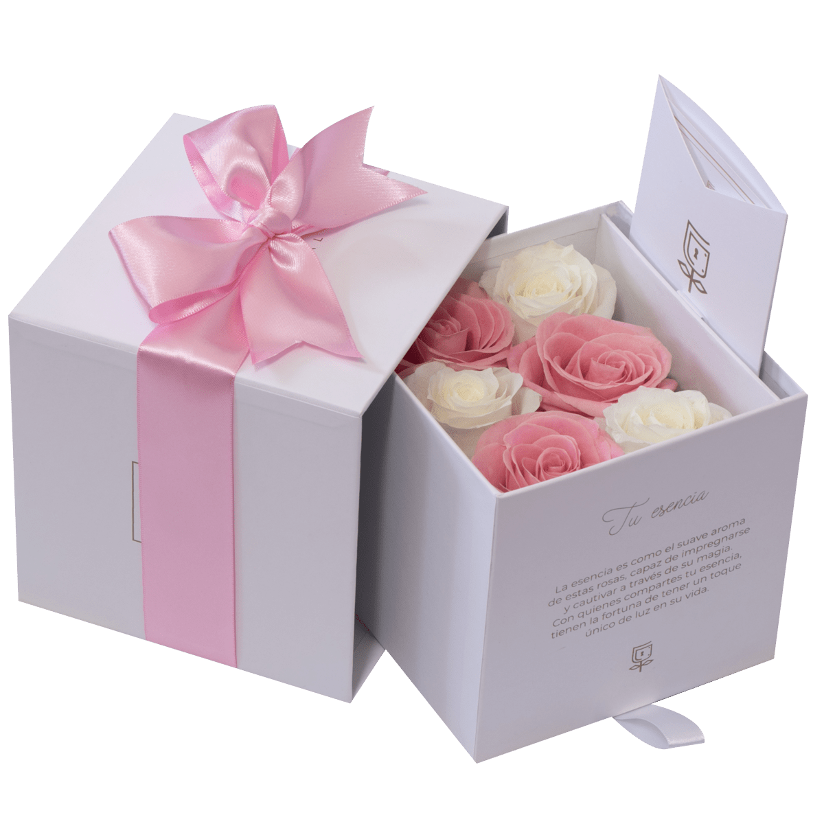 Lofty White - arreglo de rosas - Rosata Floral