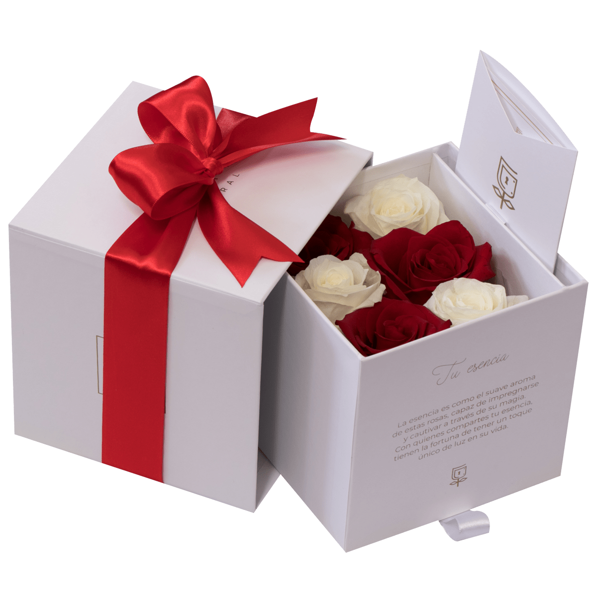 Lofty White - arreglo de rosas - Rosata Floral