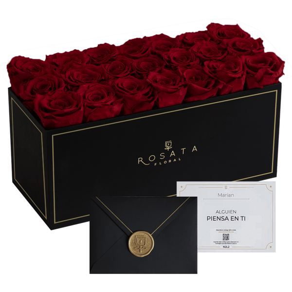 Rosebox - 21 Preservadas - arreglo de rosas - Rosata Floral