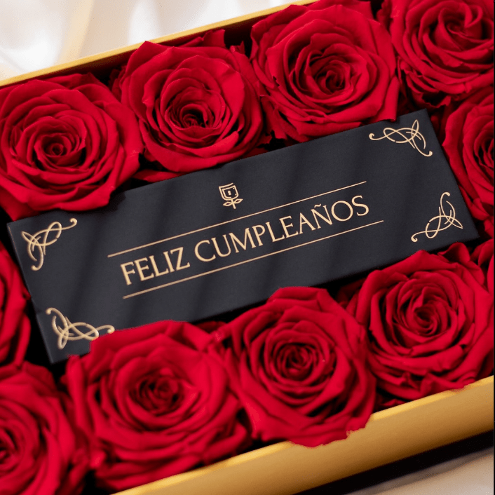 Everose 12 Cumpleaños - Nacional - arreglo de rosas - Rosata Floral
